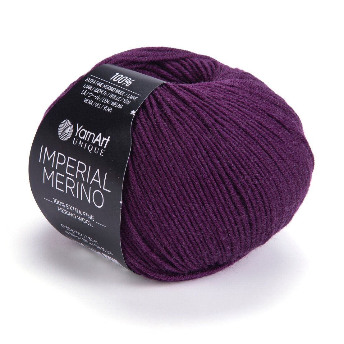 YarnArt Imperial Merino 3320 Aubergine – extra fine merino yarn