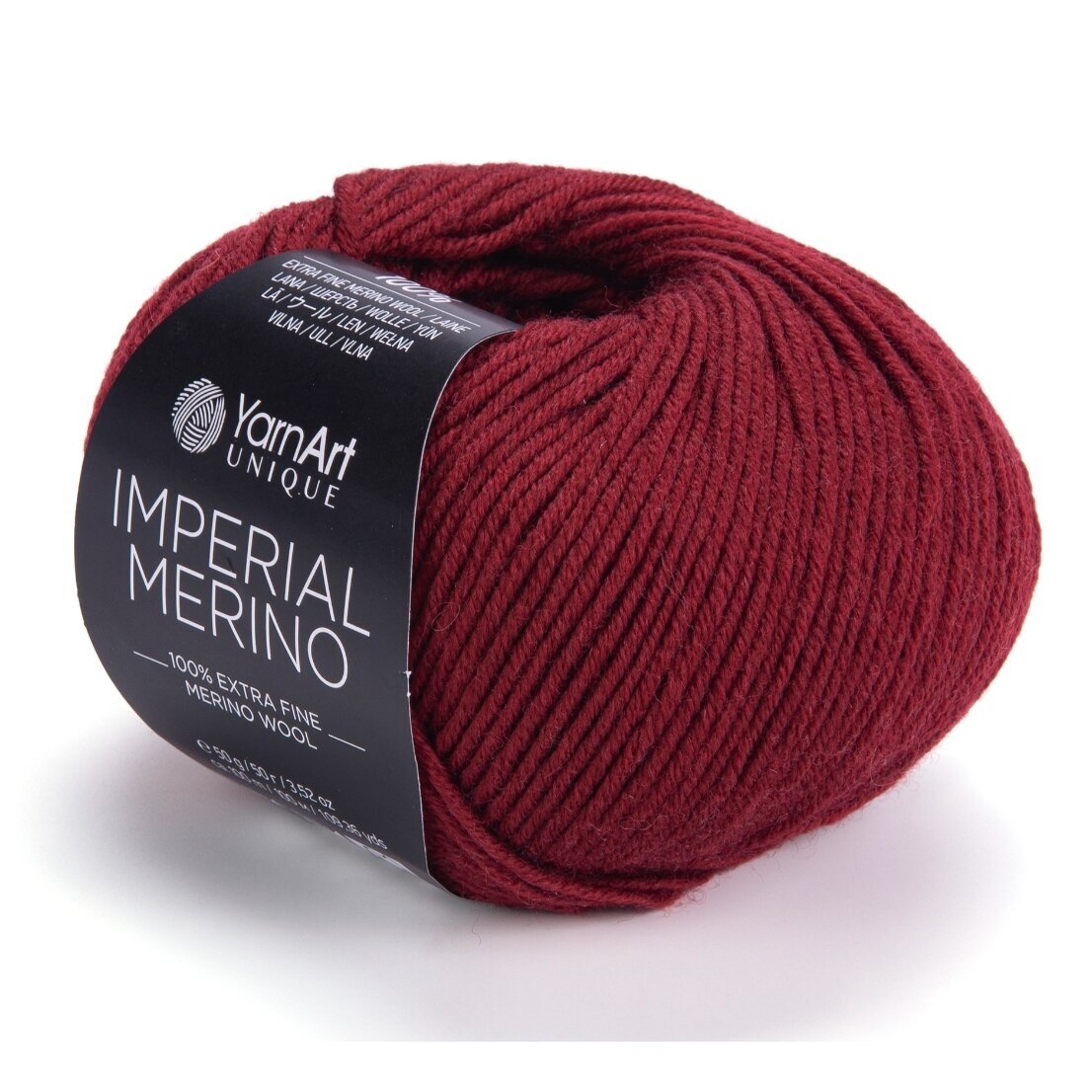 YarnArt Imperial Merino 3344 Burgundy – extra fine merino yarn