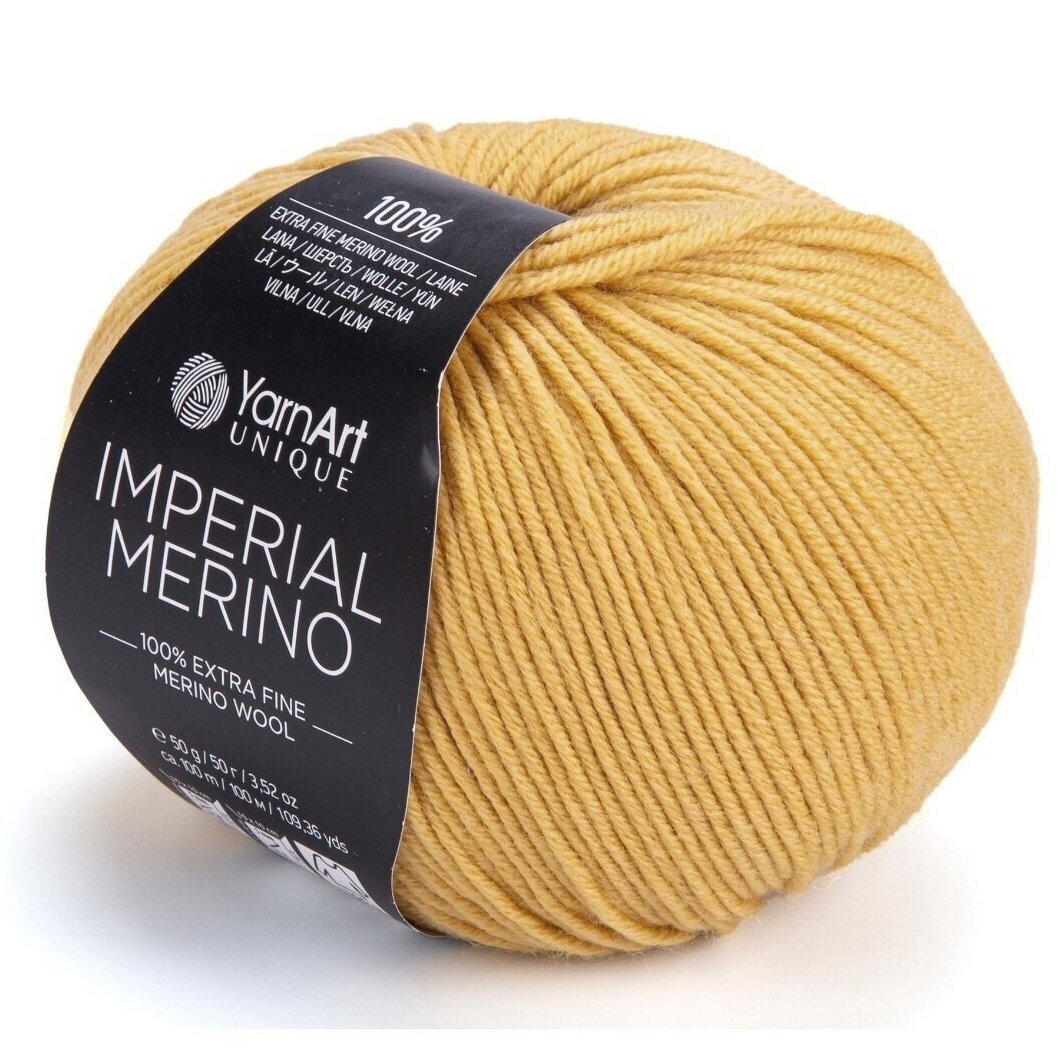 YarnArt Imperial Merino 3309 Mustard – extra fine merino yarn