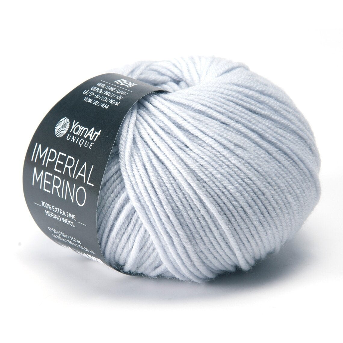 YarnArt Imperial Merino 3346 Light Grey – extra fine merino yarn