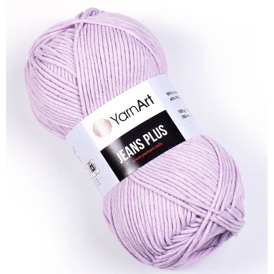 YarnArt Jeans Plus 19 Lavender – thick cotton acrylic yarn