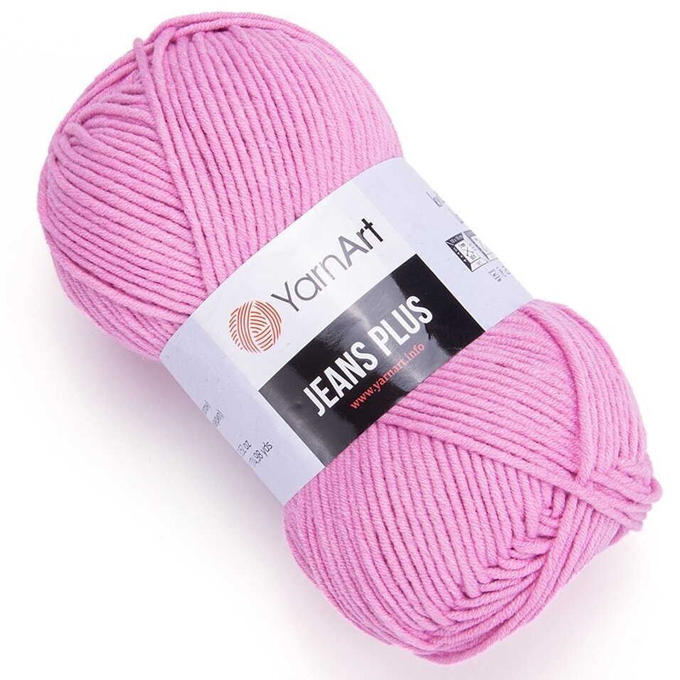 YarnArt Jeans Plus 20 Lilac – thick cotton acrylic yarn