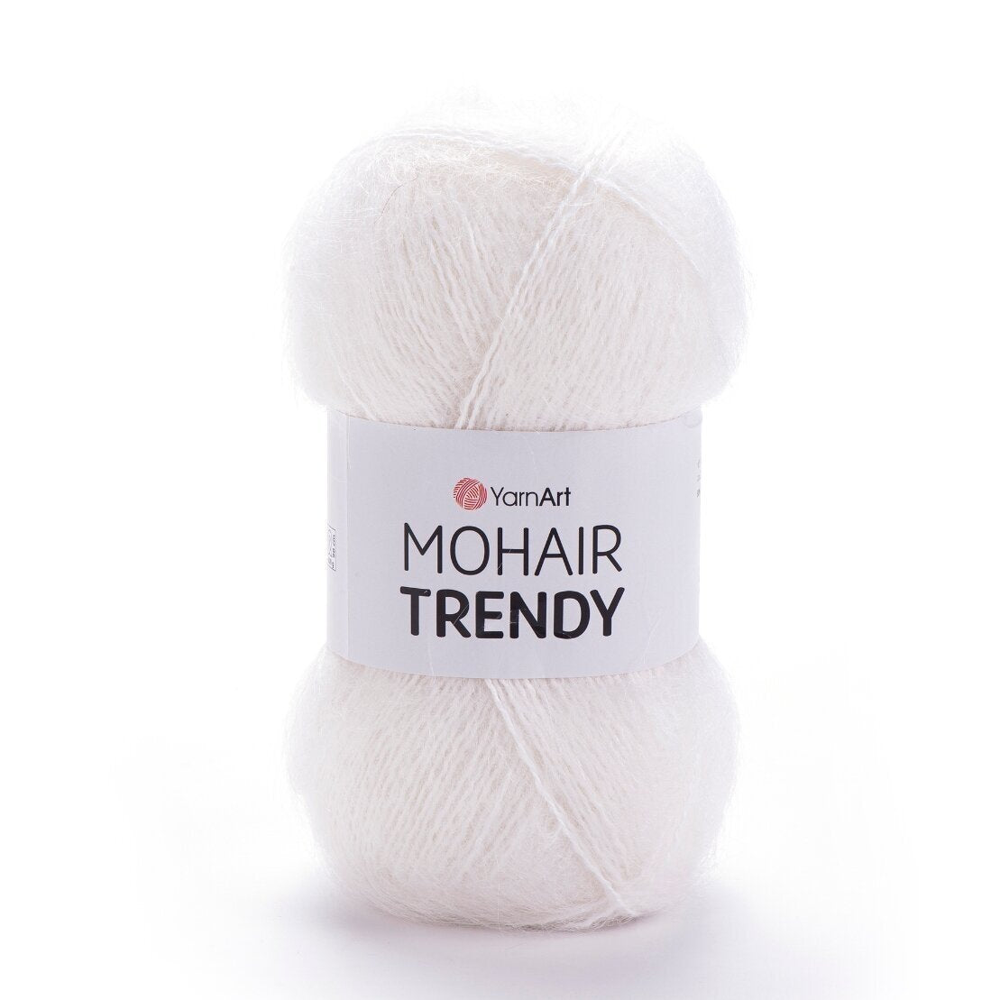 YarnArt Mohair Trendy 101 Silver – mohair acrylic yarn