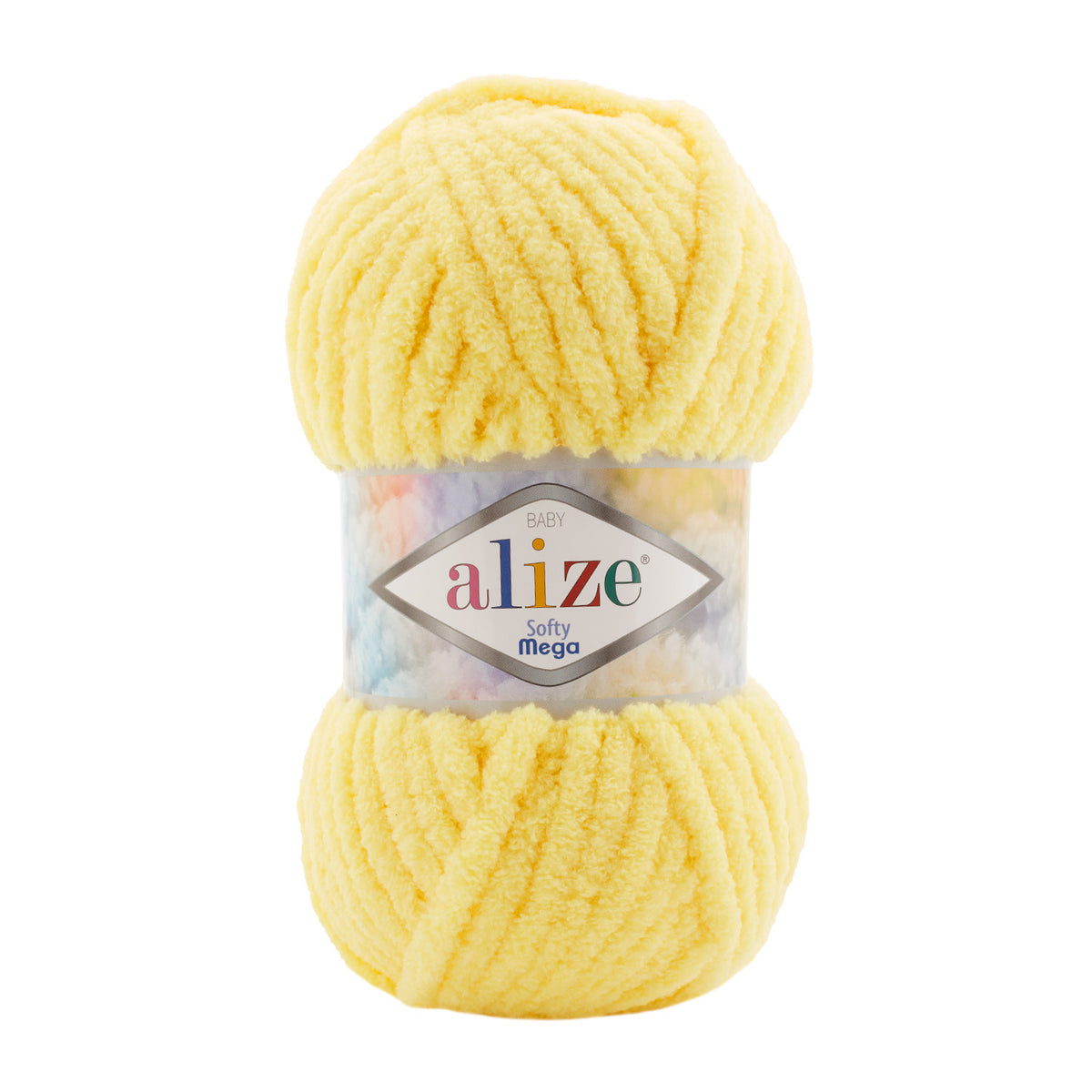 Alize Softy Mega 187 Сливочный – толстая плюшевая пряжа