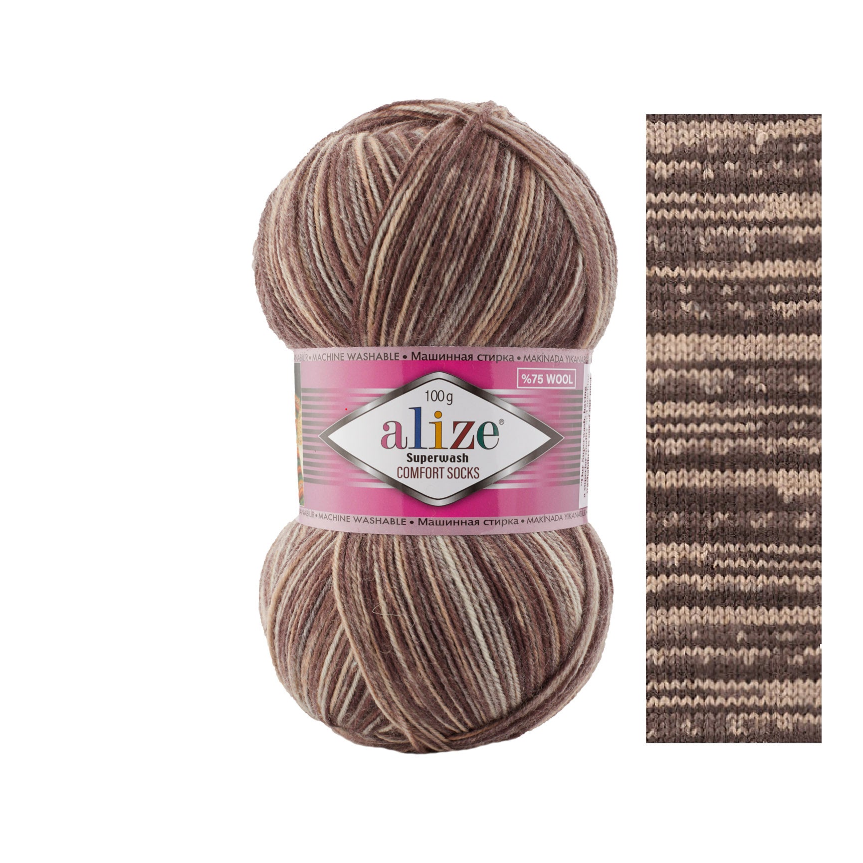 Alize Superwash Comfort Socks Superwash 7678