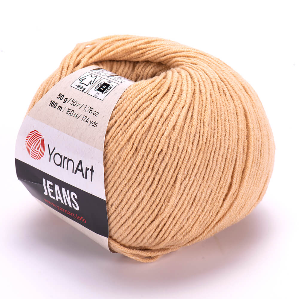 YarnArt Jeans 07 Верблюжий – хлопковая пряжа для амигуруми