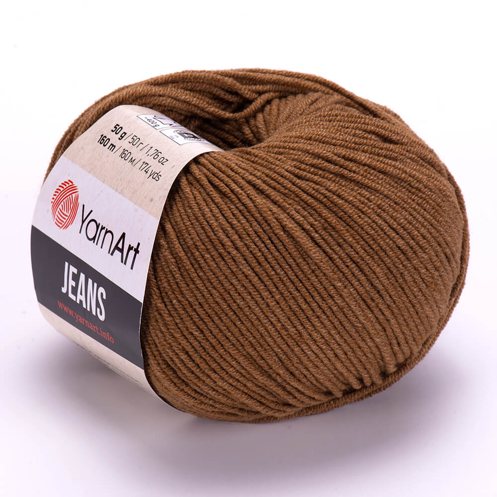 YarnArt Jeans 40 Какао – хлопковая пряжа для амигуруми