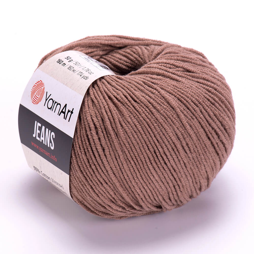 YarnArt Jeans 71 Мокко – хлопковая пряжа для амигуруми