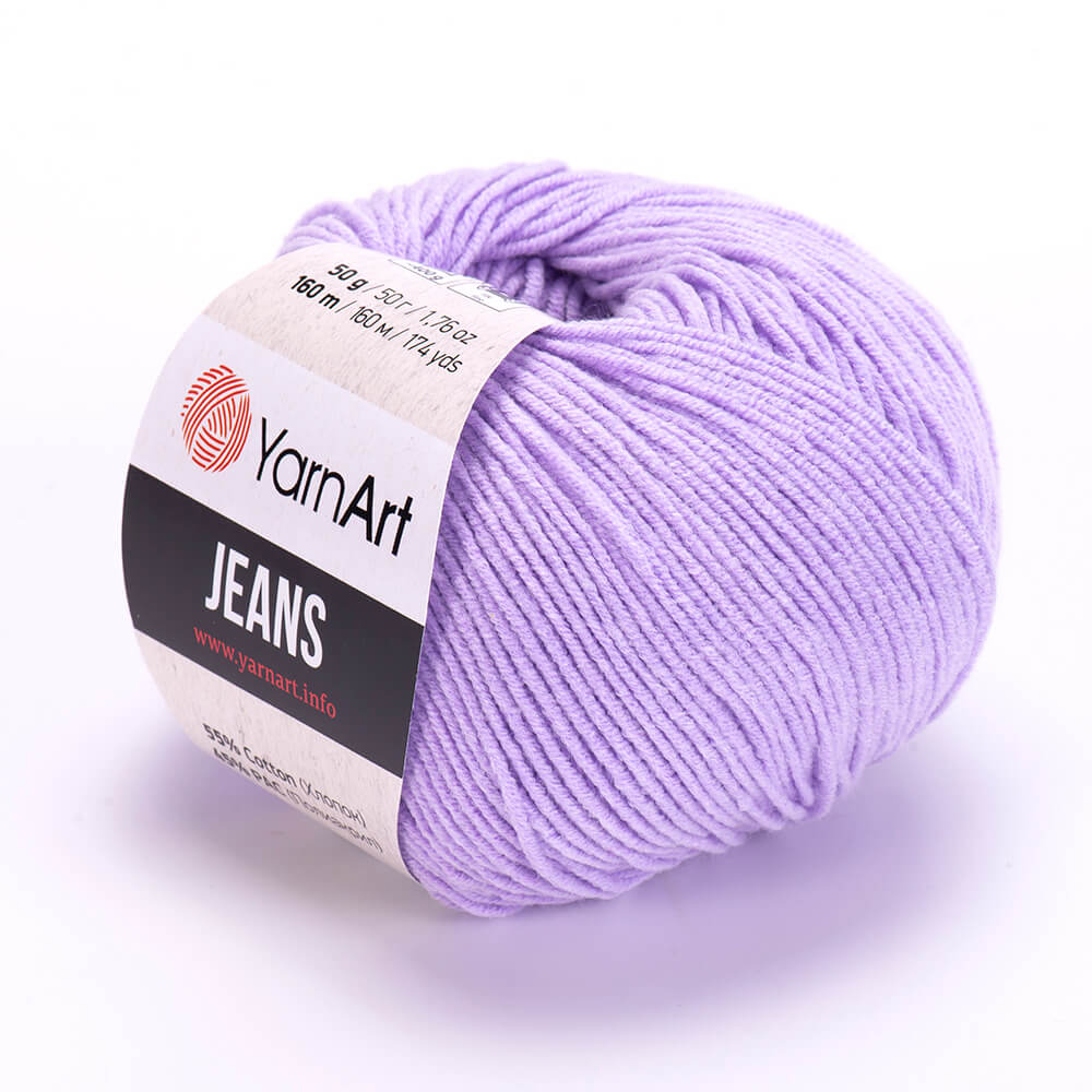 YarnArt Jeans 89 Лавандовый – хлопковая пряжа для амигуруми
