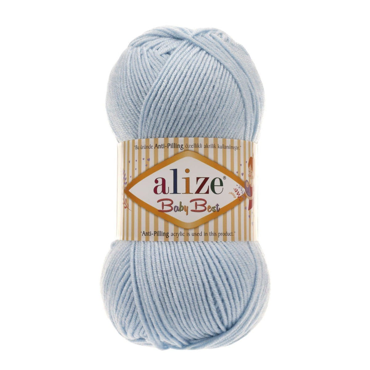 Alize Baby Best 183 Helesinine – bambusega beebilõng