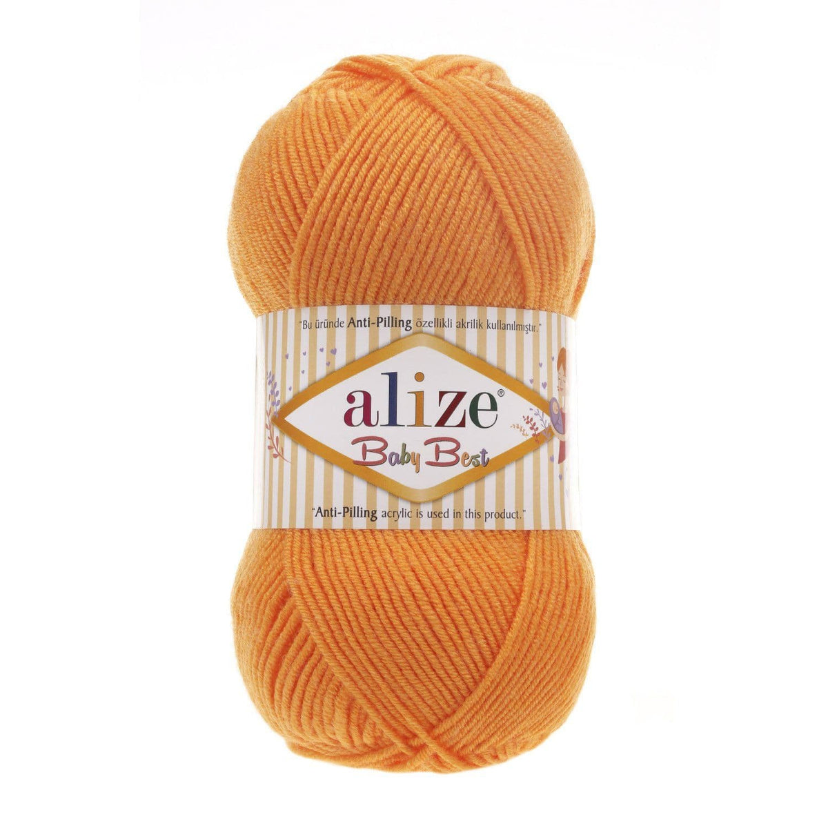Alize Baby Best 336 Oranž – bambusega beebilõng