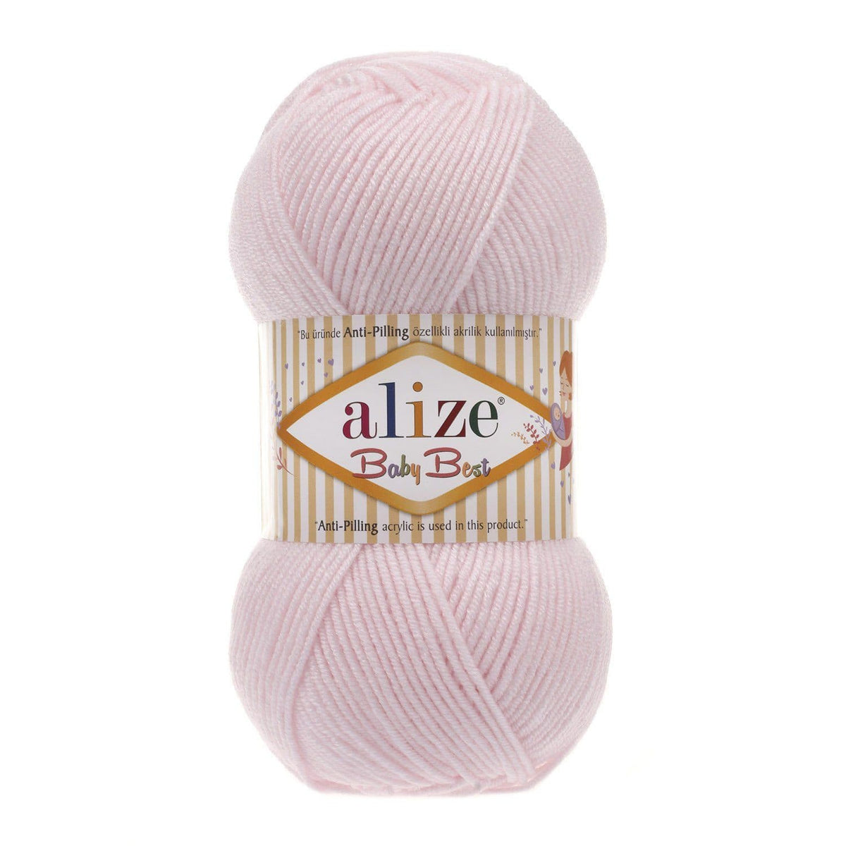 Alize Baby Best 184 Puuderroosa – bambusega beebilõng