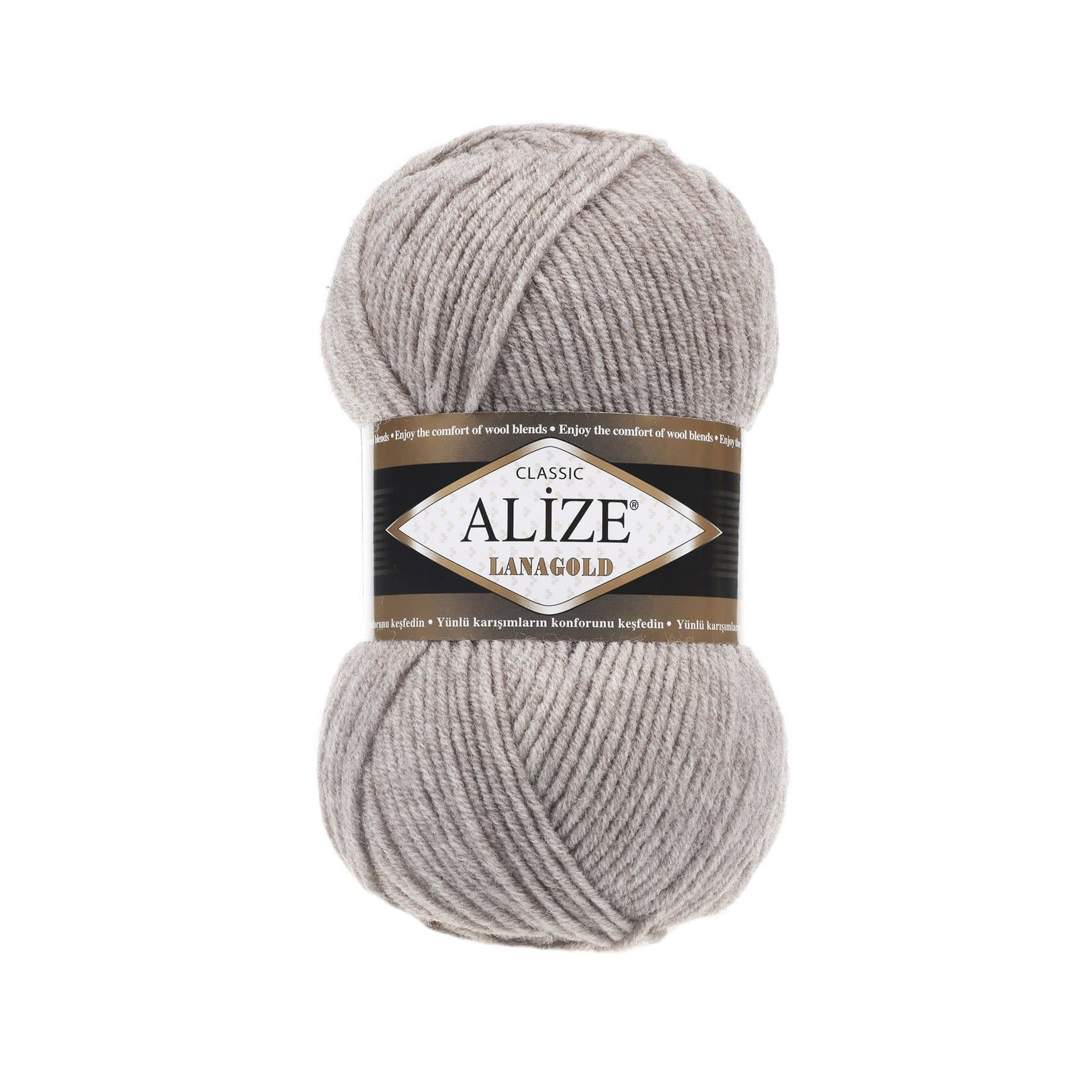 Alize Lanagold Classic Lanagold Light Brown Melange (207)