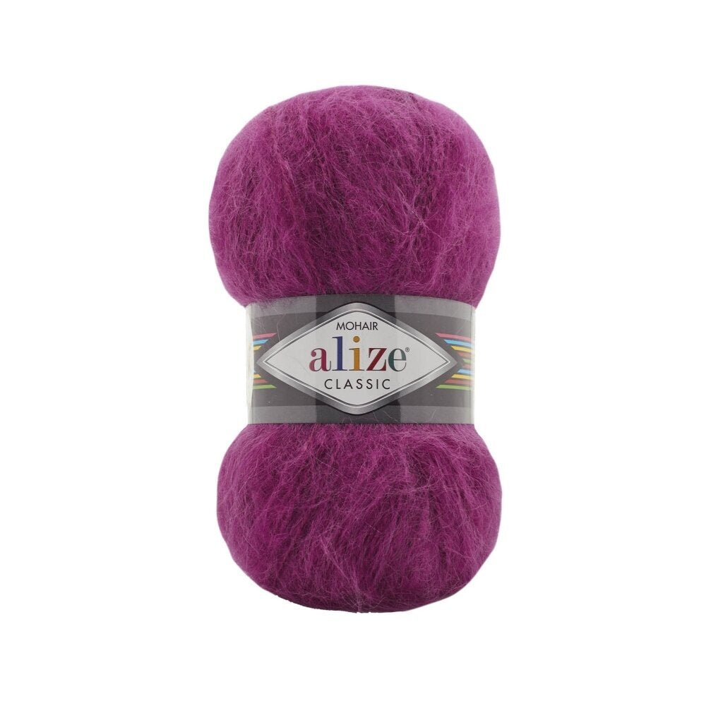 Alize Mohair Classic 209 Magenta – filato acrilico con mohair e lana