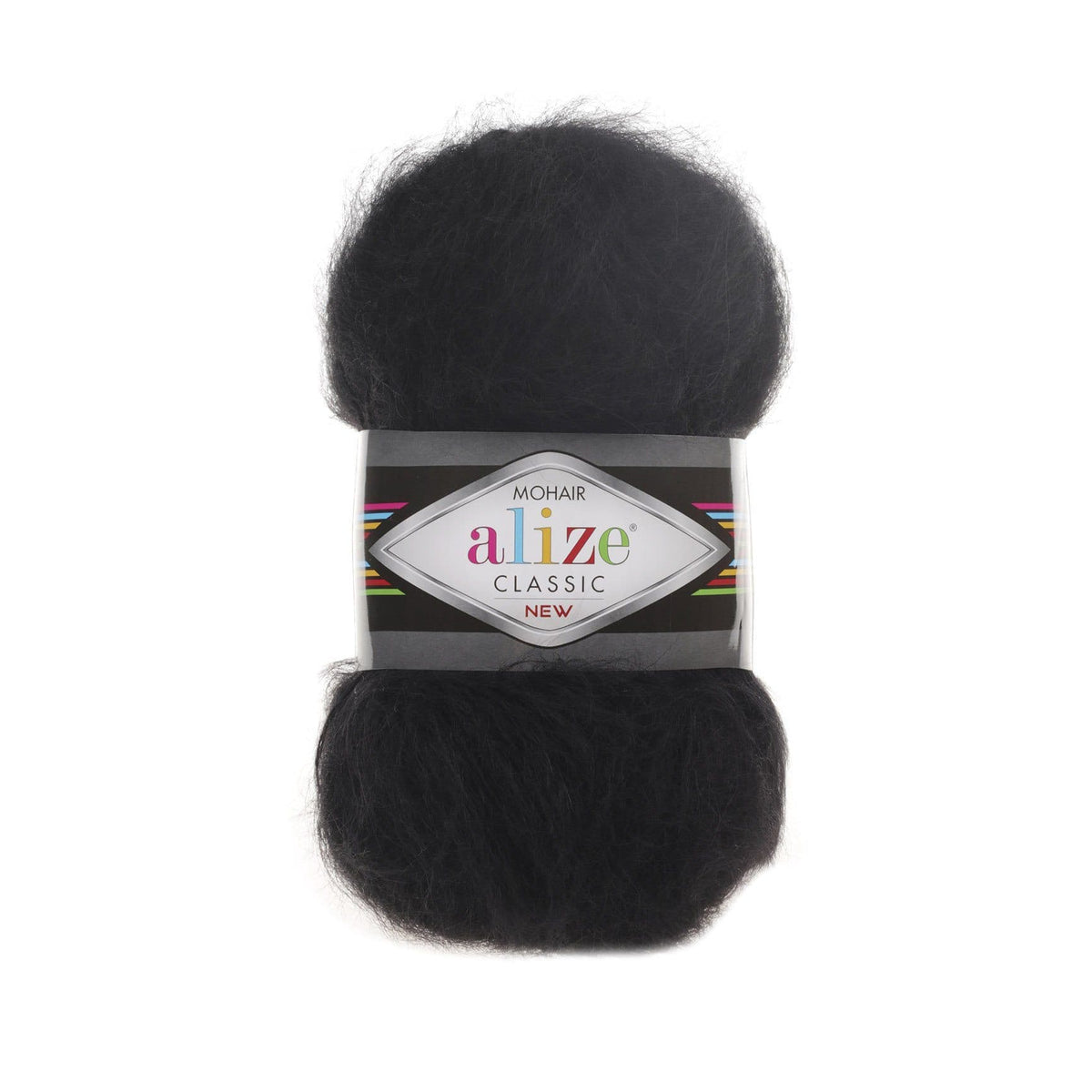 Alize Mohair Classic 60 Nero – filato acrilico con mohair e lana