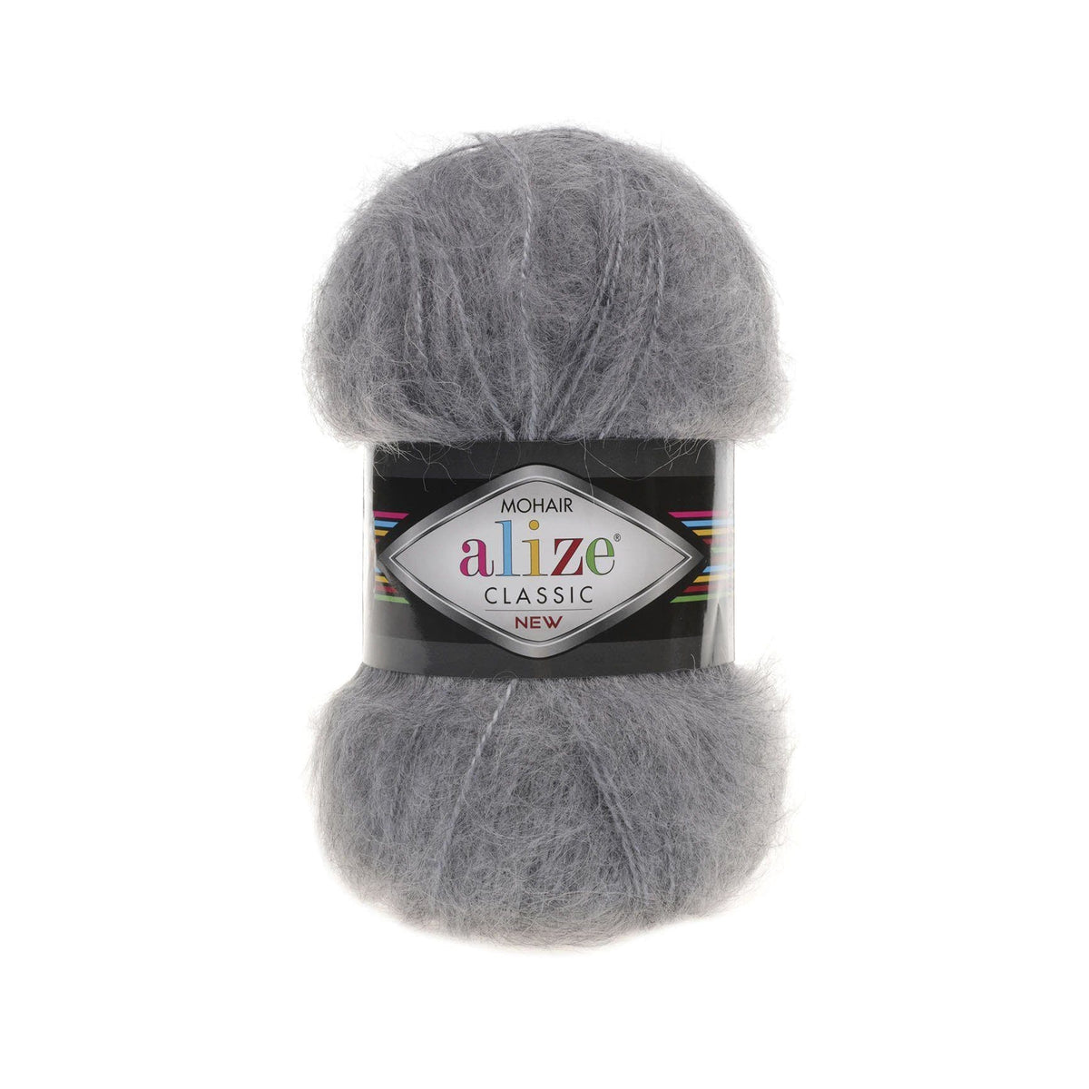 Alize Mohair Classic 412 Grigio scuro melange – filato acrilico con mohair e lana