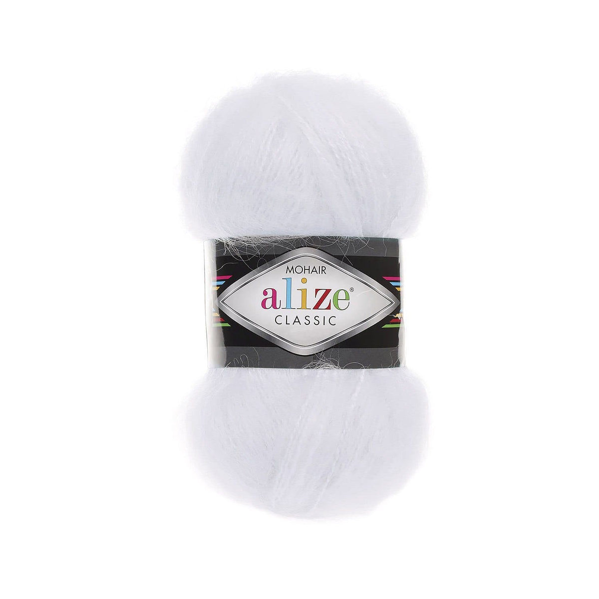 Alize Mohair Classic 55 Bianco – filato acrilico con mohair e lana