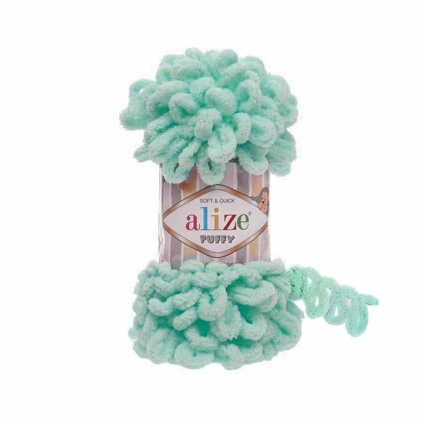 Alize Puffy 19 Морская пена – петельная пряжа