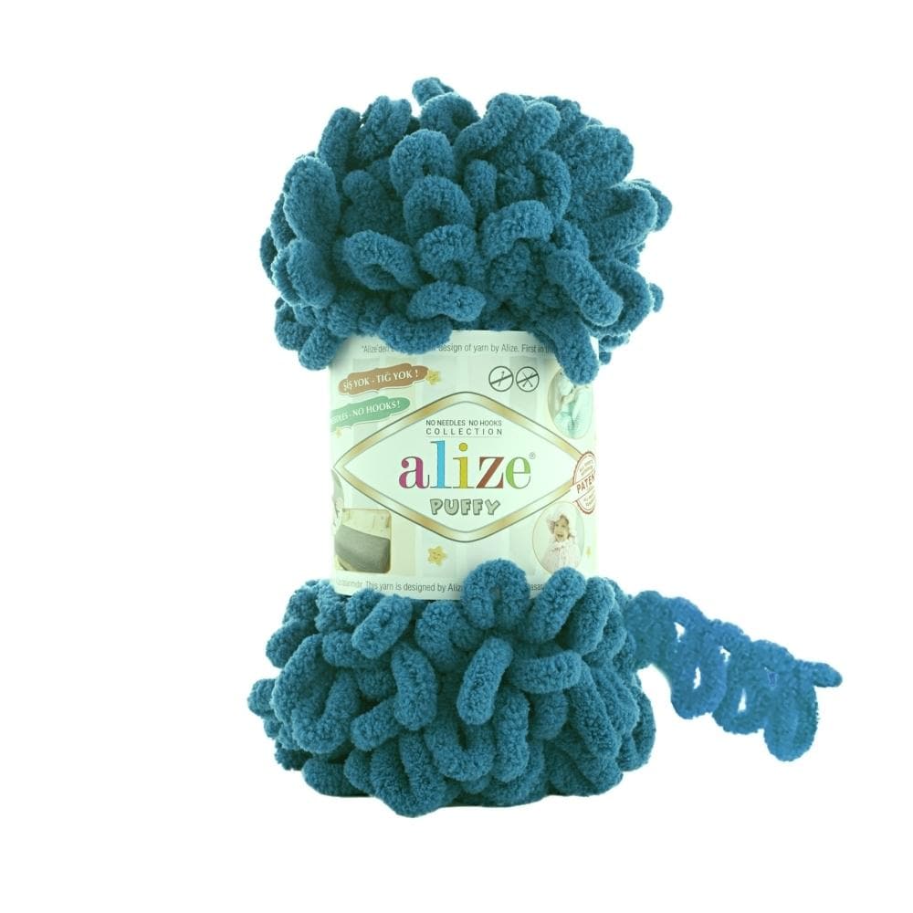 Alize Puffy 646 Петроль – петельная пряжа