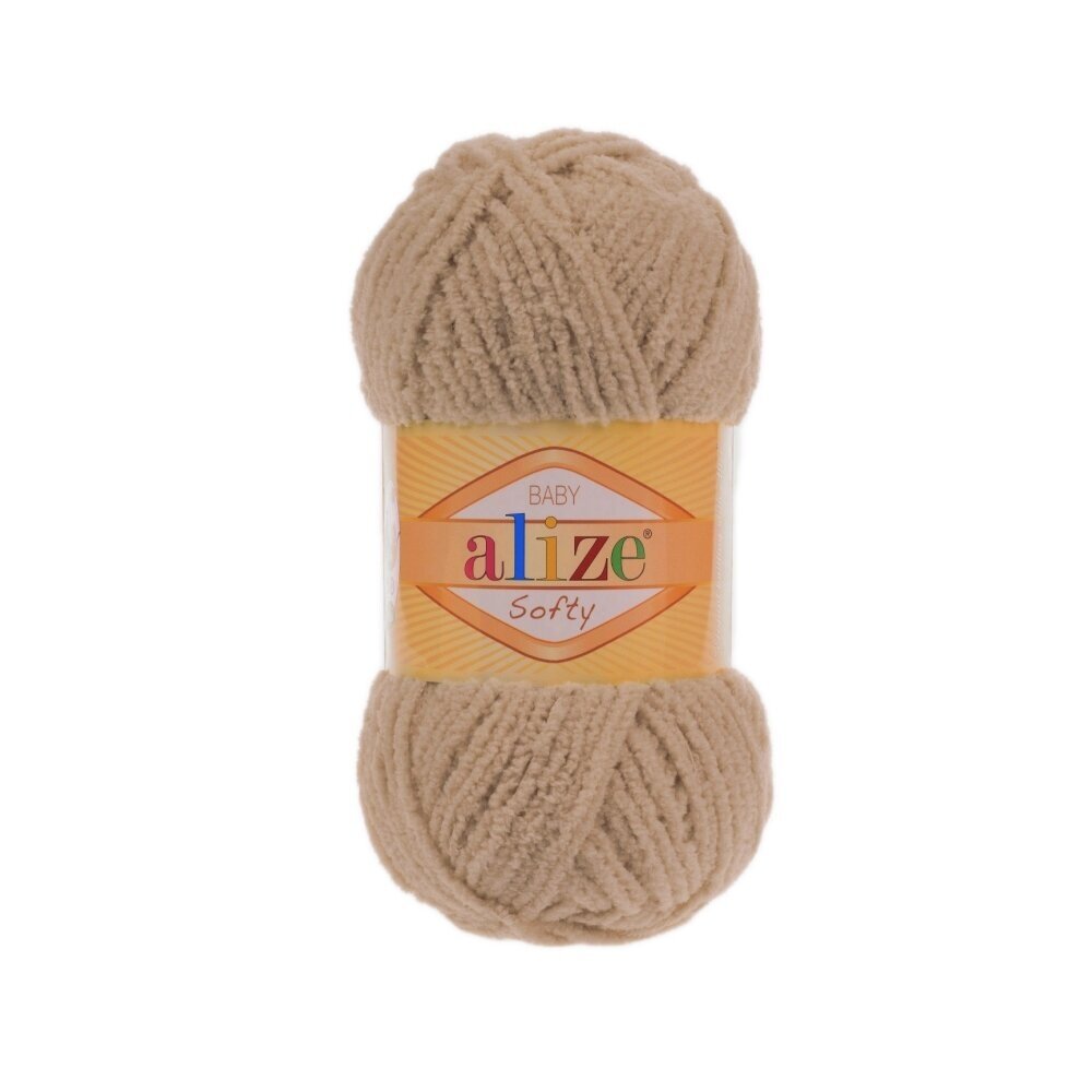 Alize Softy Baby 115 Kivihall – plüüsist beebilõng