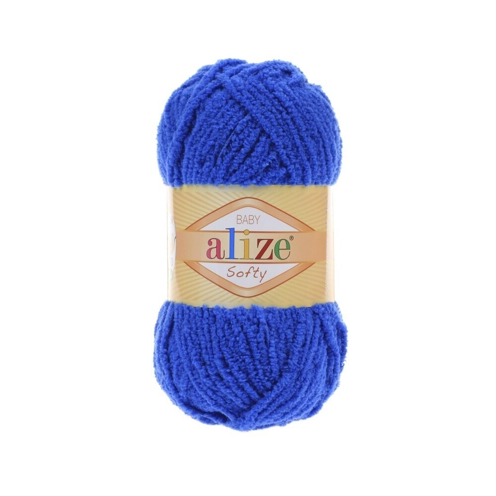 Alize Softy Baby 141 Kuningsinine – plüüsist beebilõng