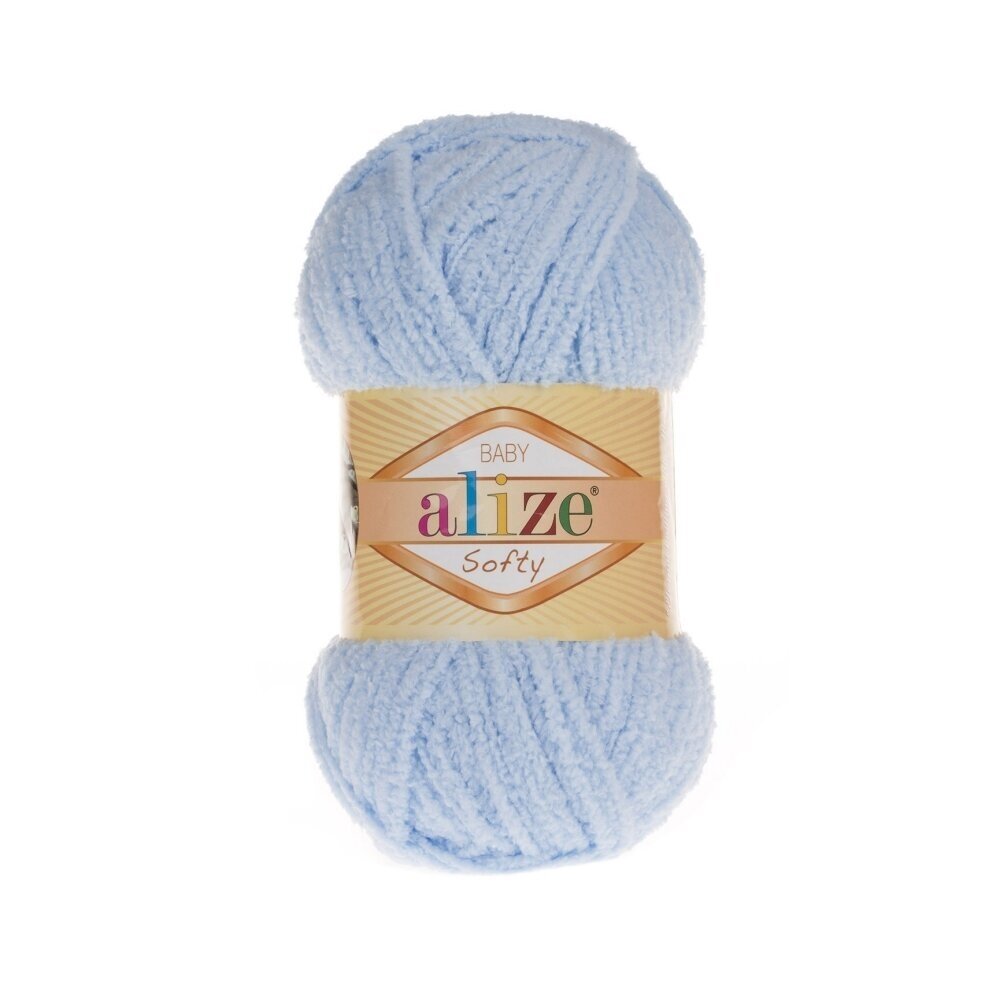 Alize Softy Baby 183 Helesinine – plüüsist beebilõng