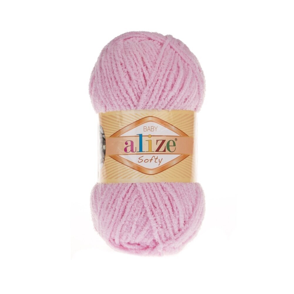 Alize Softy Baby 185 Beebiroosa – plüüsist beebilõng