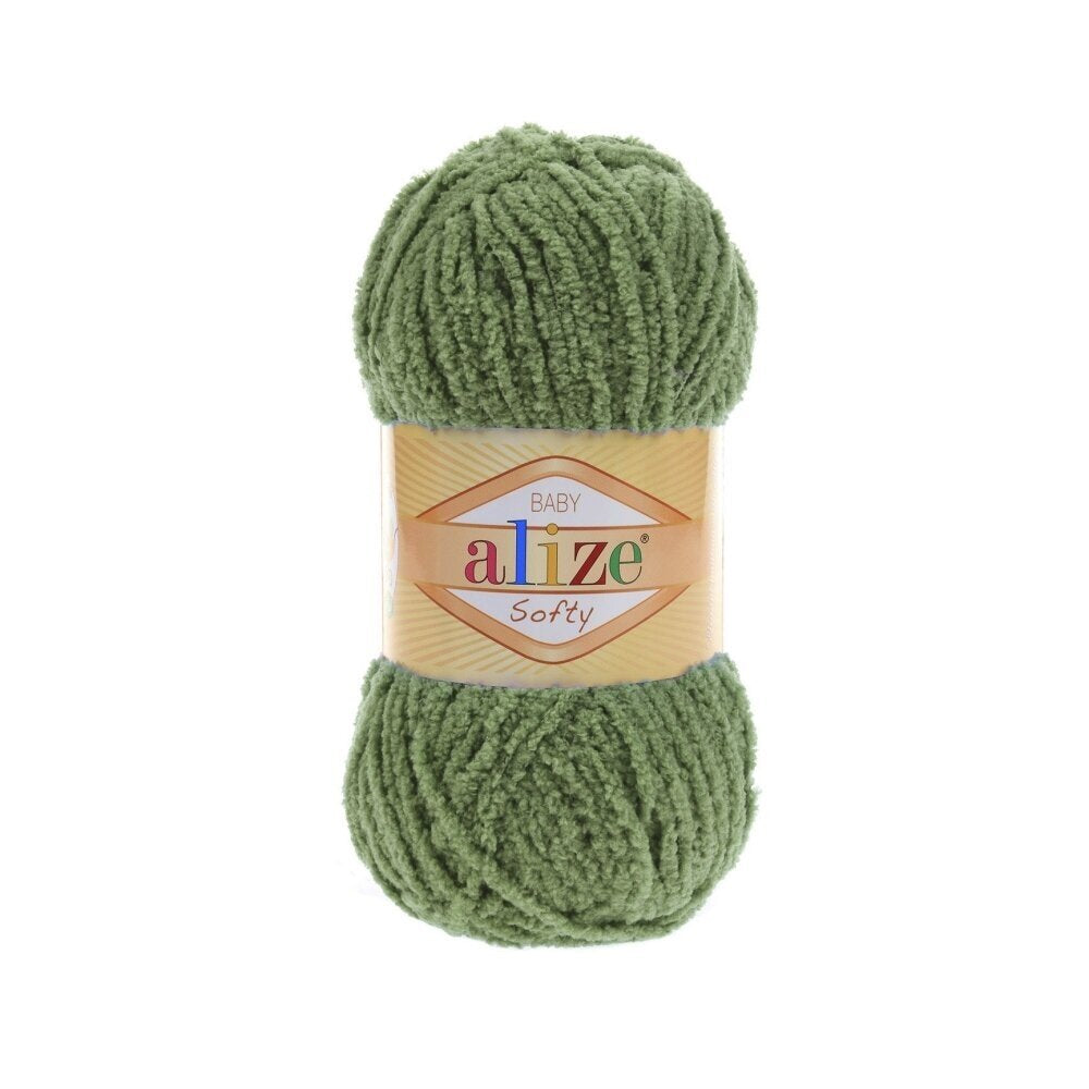 Alize Softy Baby 485 Roheline – plüüsist beebilõng
