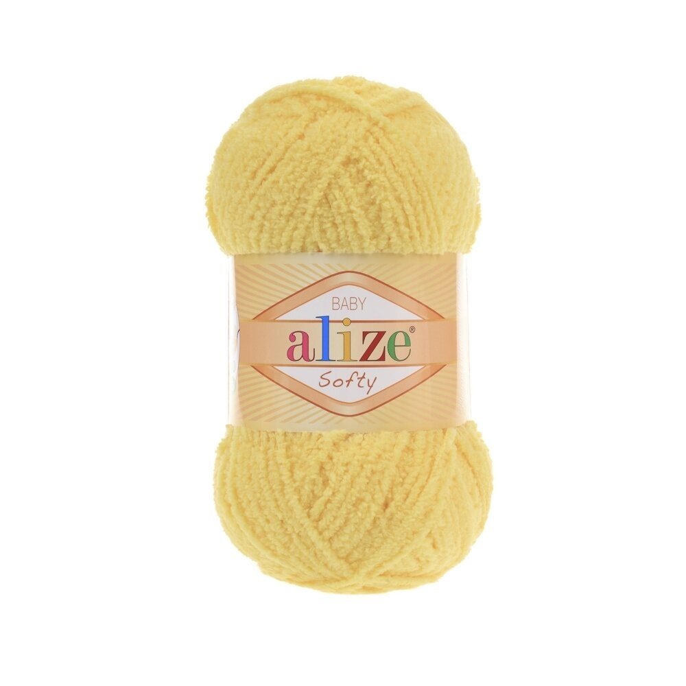 Alize Softy Baby 187 Helekollane – plüüsist beebilõng