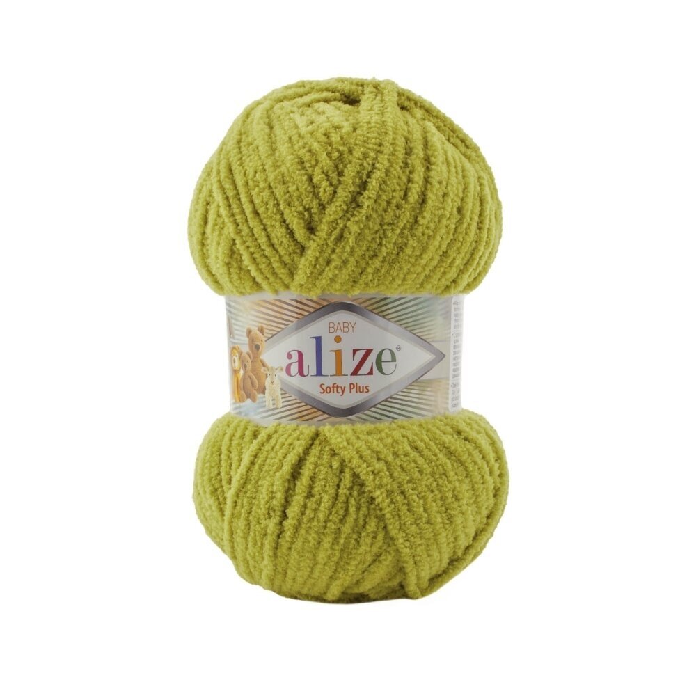 Alize Softy Plus 11 Lime – chunky plush yarn