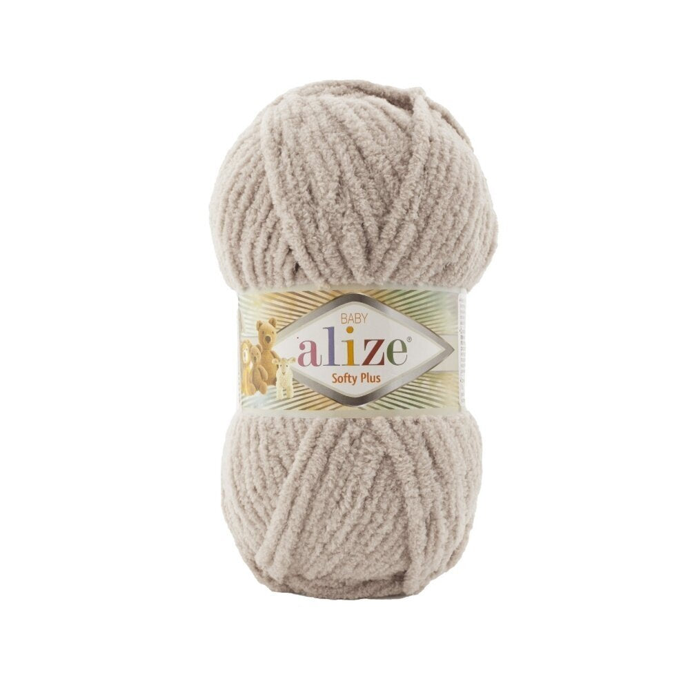 Alize Softy Plus 115 Beige – chunky plush yarn