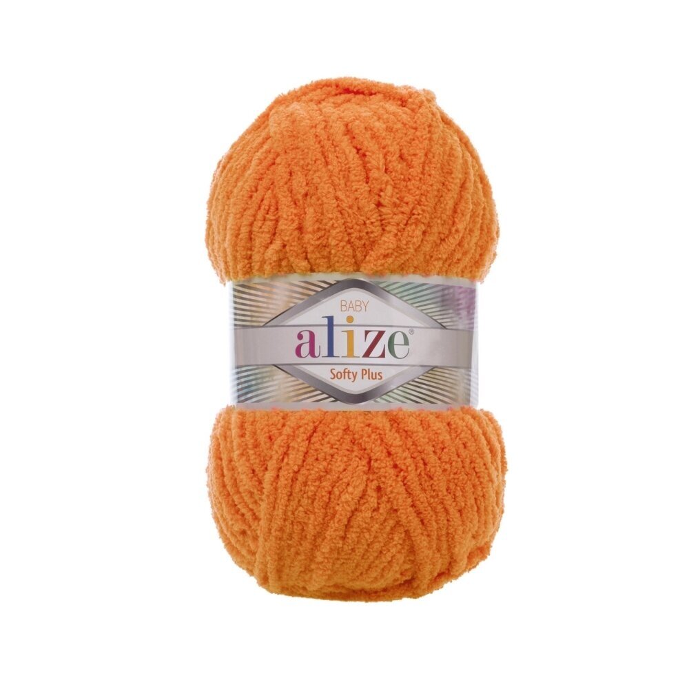 Alize Softy Plus 06 Orange – chunky plush yarn