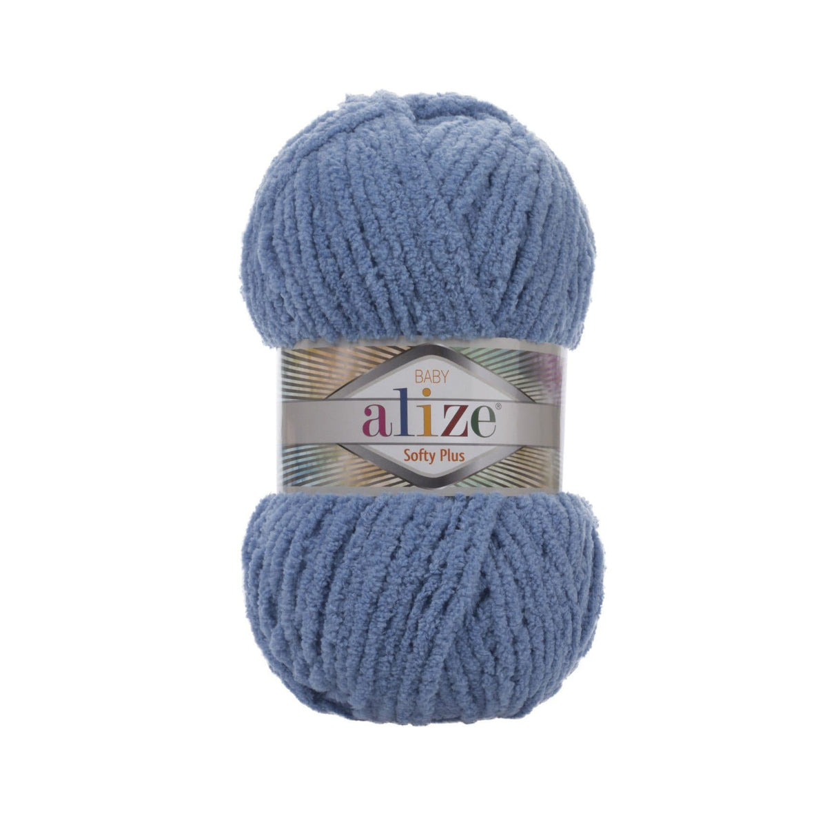 Alize Softy Plus 374 Denim – chunky plush yarn