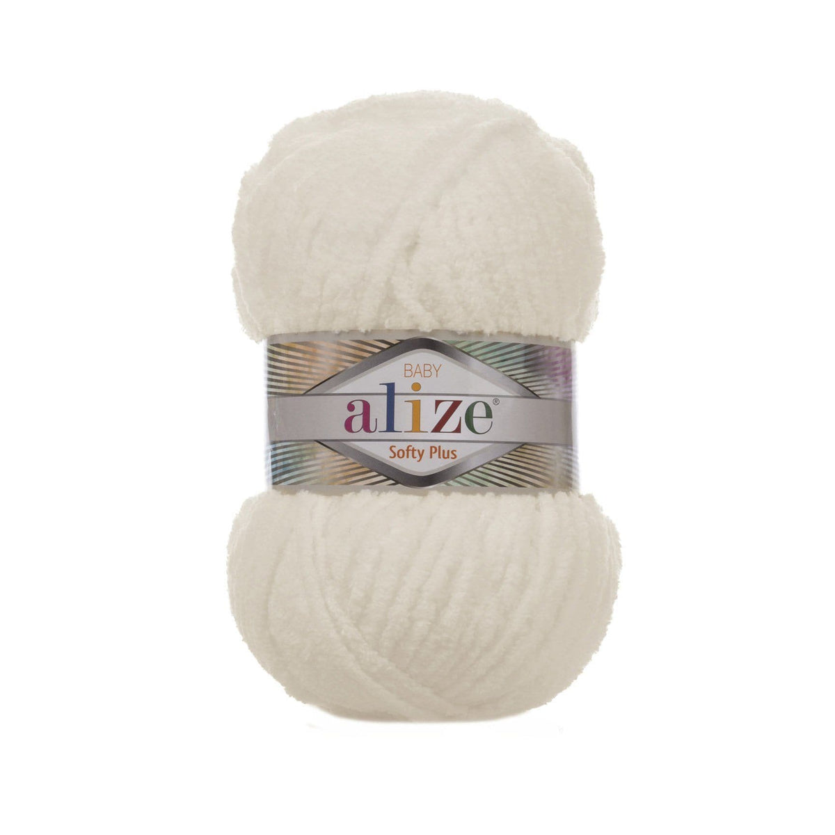 Alize Softy Plus 62 Ivory – chunky plush yarn