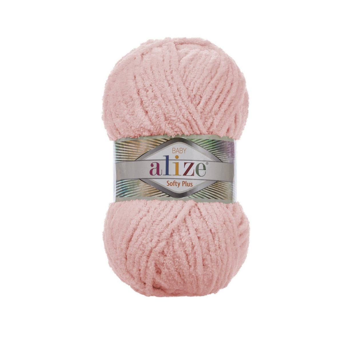 Alize Softy Plus 340 Powder Pink – chunky plush yarn