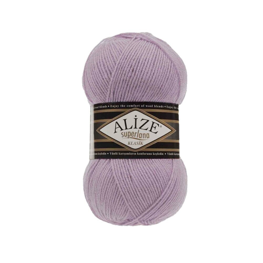 Alize Superlana Klasik 505 Lilac – acrylic wool yarn
