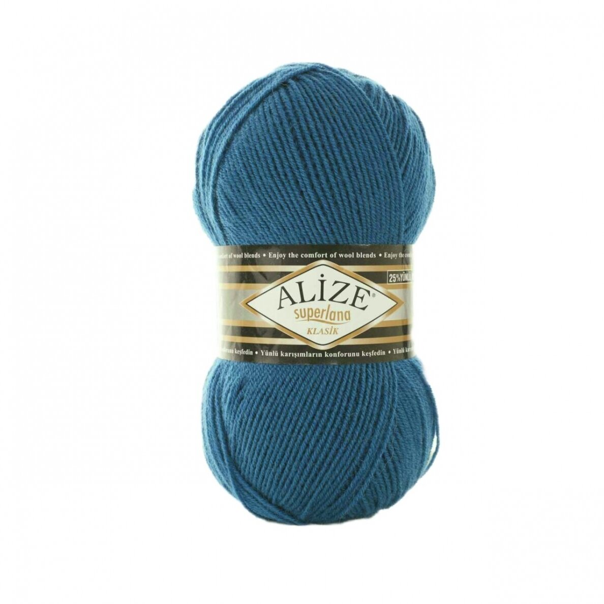 Alize Superlana Klasik 403 Deep Sea – acrylic wool yarn