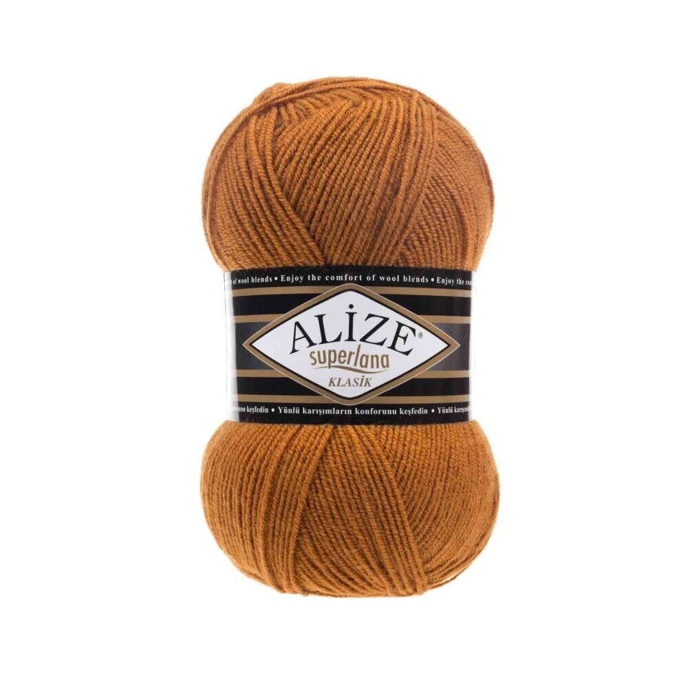 Alize Superlana Klasik 234 Rust – acrylic wool yarn