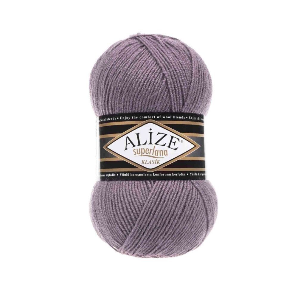 Alize Superlana Klasik 312 Dark Rose – acrylic wool yarn