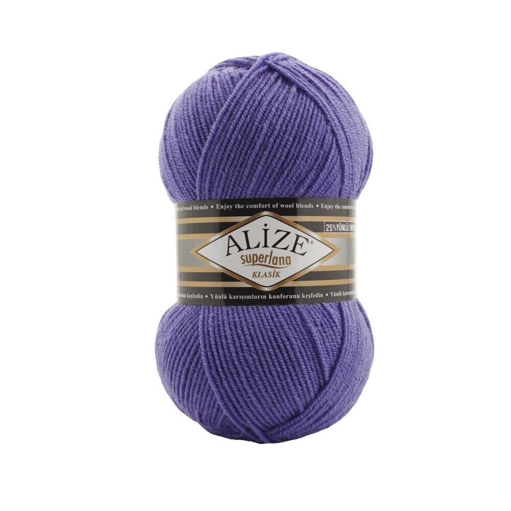 Alize Superlana Klasik 851 Indigo – acrylic wool yarn