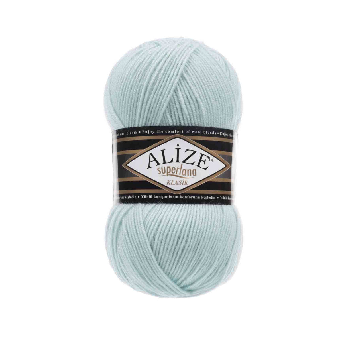 Alize Superlana Klasik 514 Powder Blue – acrylic wool yarn
