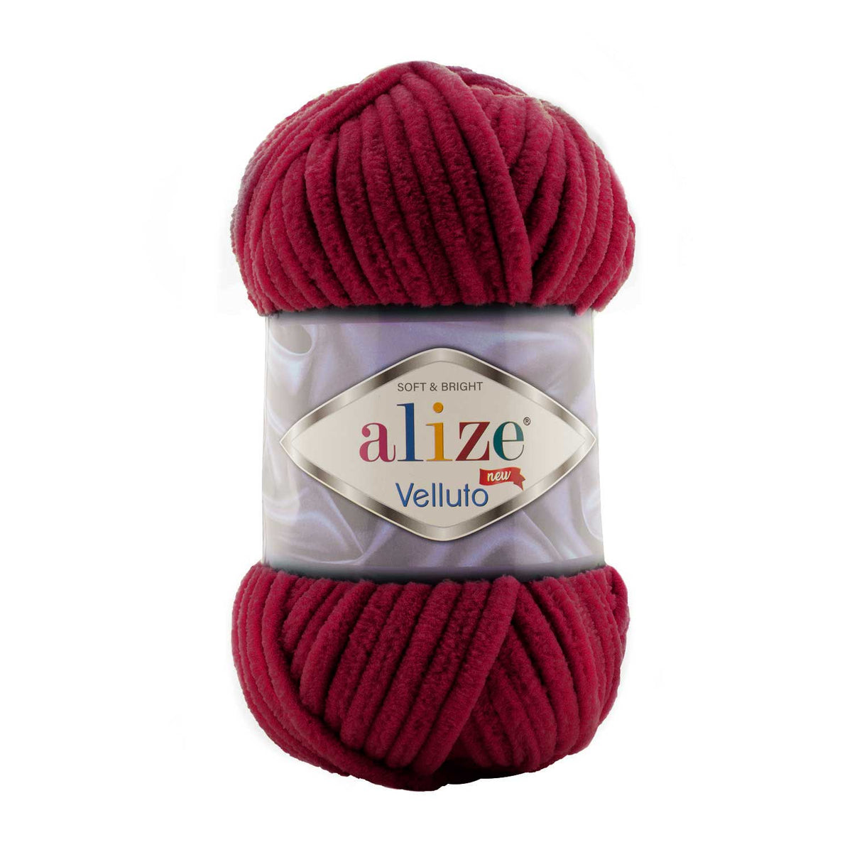 Alize Velluto 107 Cherry – chenille yarn