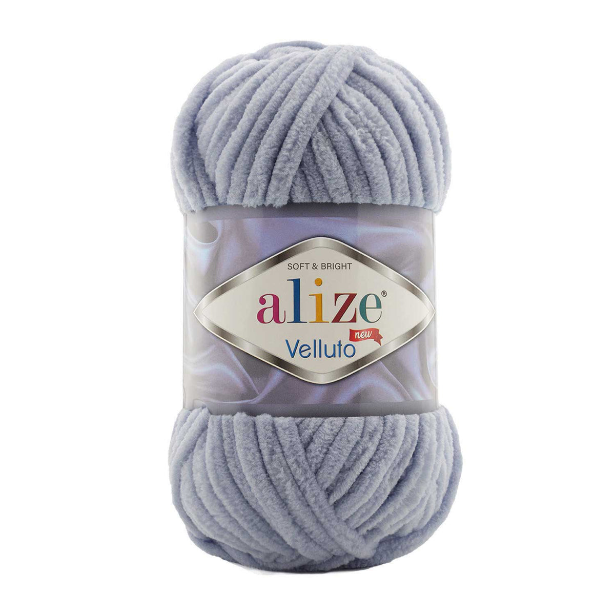 Alize Velluto 87 Slate – chenille yarn