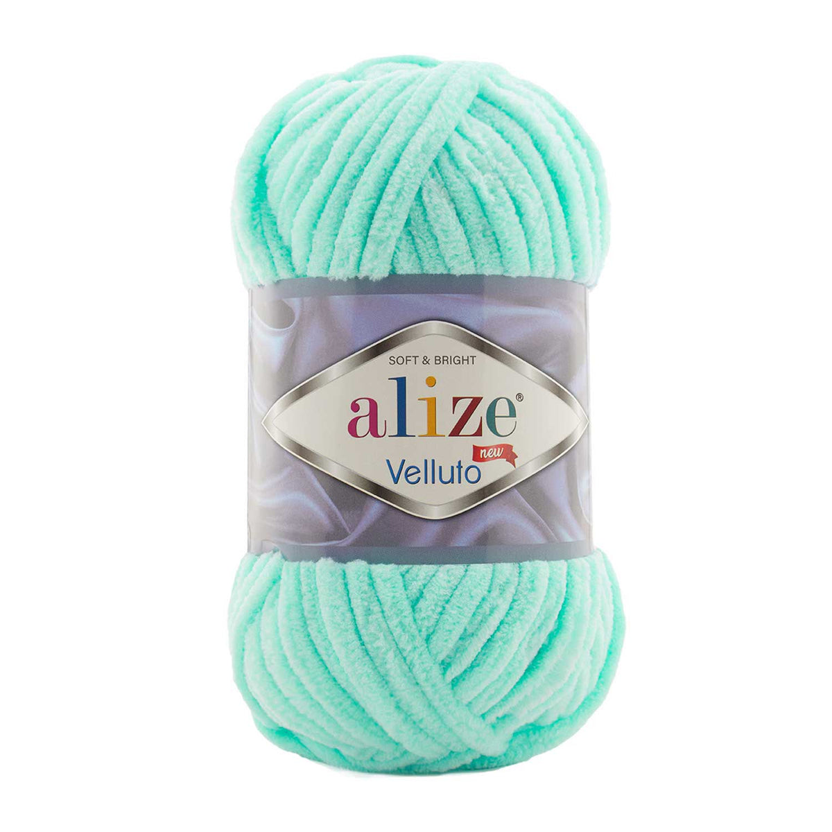 Alize Velluto 19 Seafoam – chenille yarn