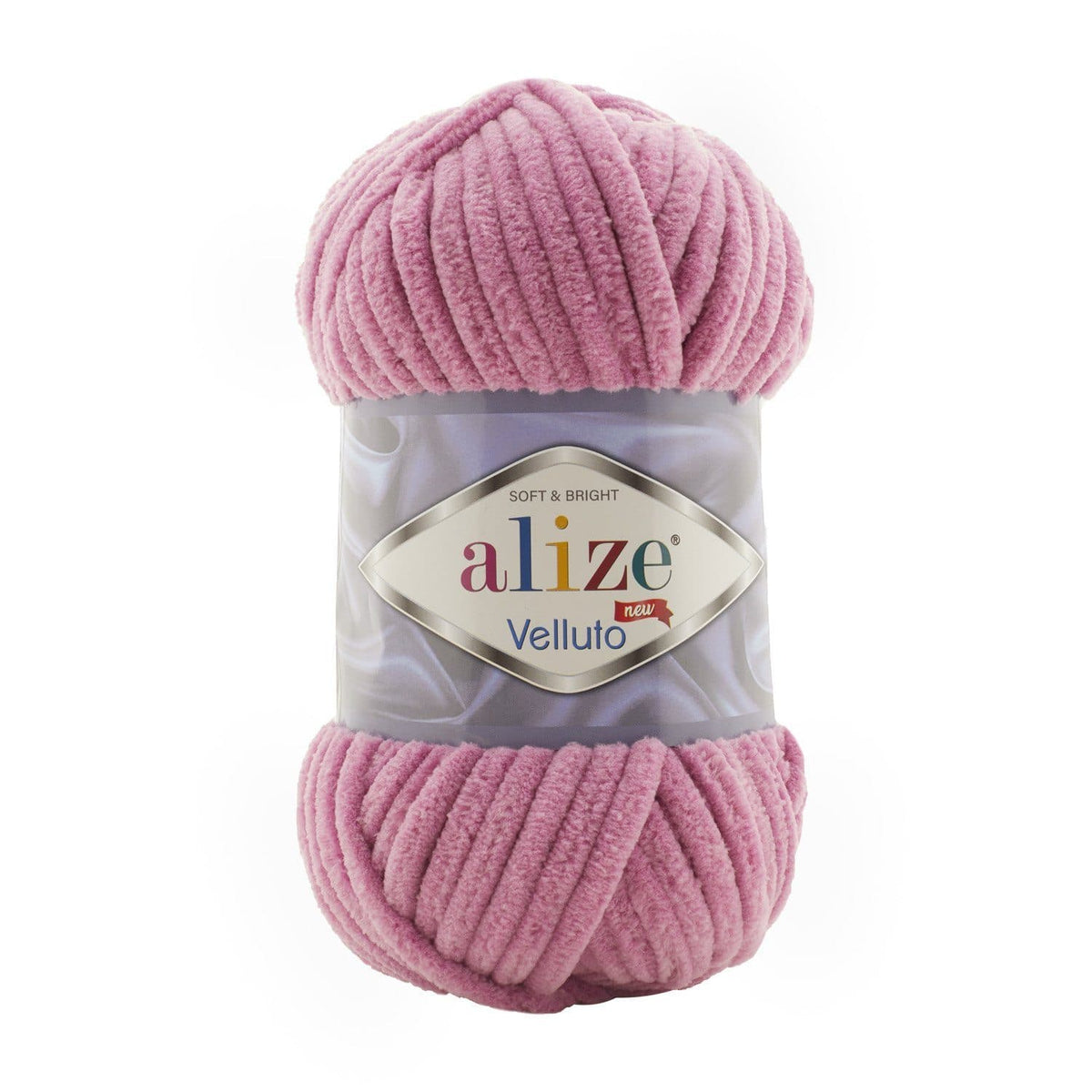 Alize Velluto 98 Rose – chenille yarn