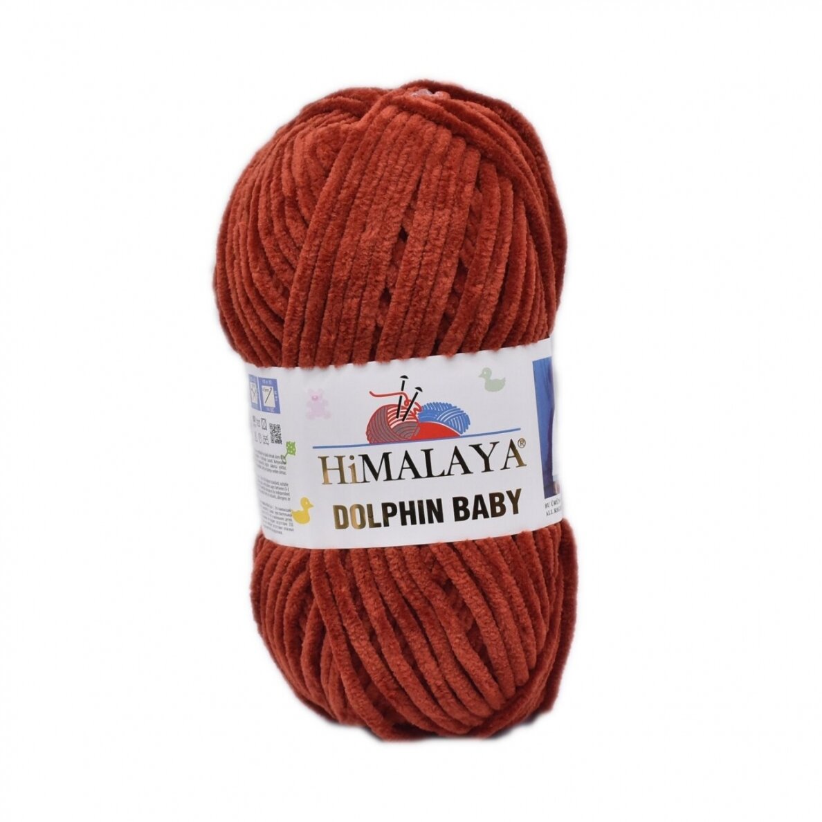 Himalaya Dolphin Baby 80370 Кирпичный – плюшевая шенилл-пряжа