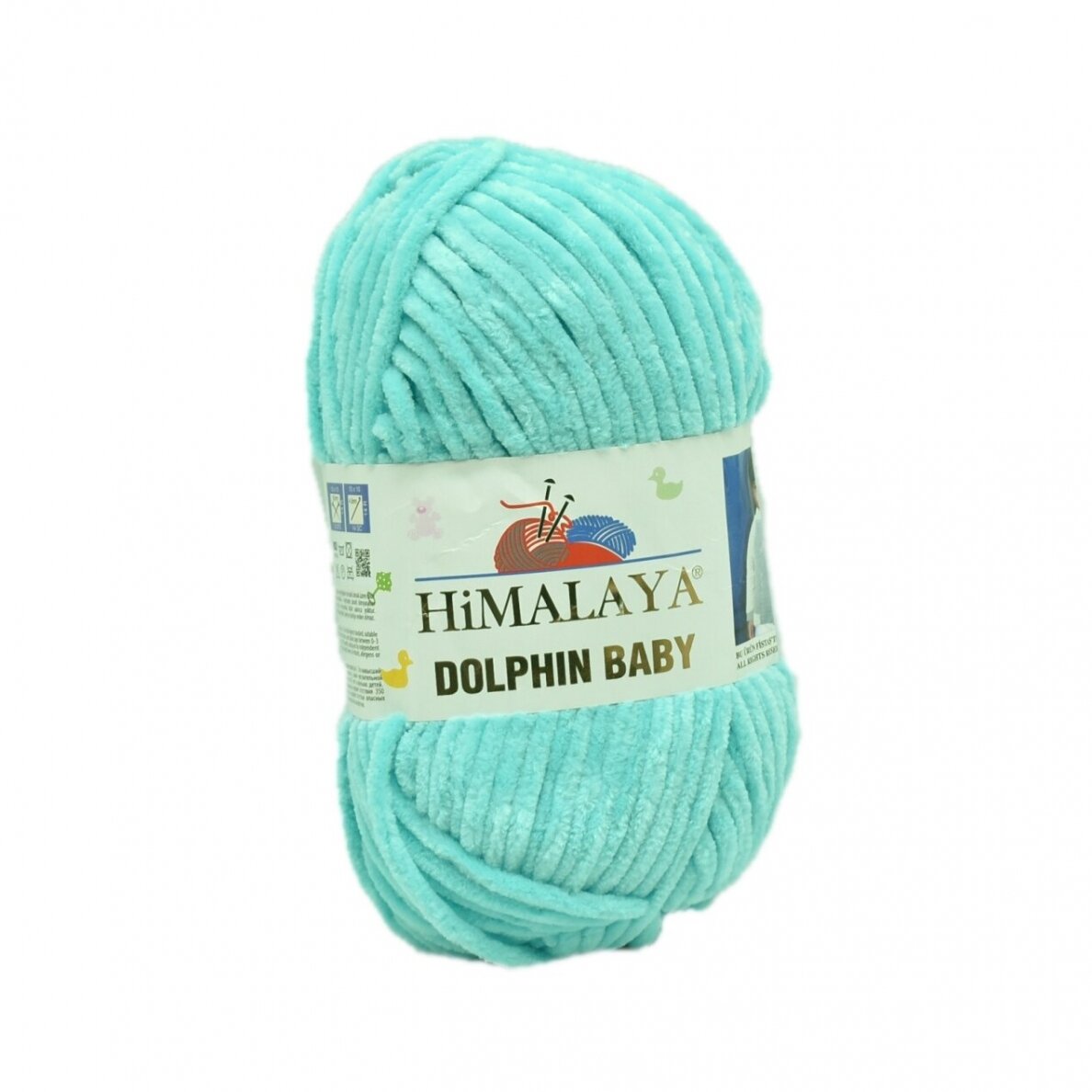 Himalaya Dolphin Baby 80335 Аква – плюшевая шенилл-пряжа
