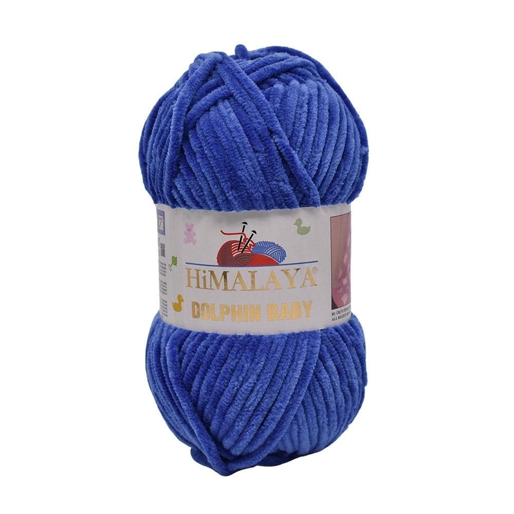 Himalaya Dolphin Baby 80329 Королевский синий – плюшевая шенилл-пряжа
