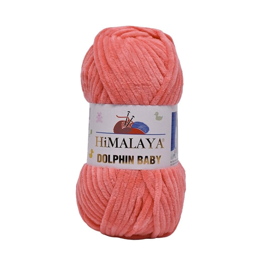 Himalaya Dolphin Baby 80332 Коралловый – плюшевая шенилл-пряжа