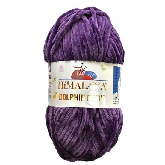 Himalaya Dolphin Baby 80340 Баклажановый – плюшевая шенилл-пряжа